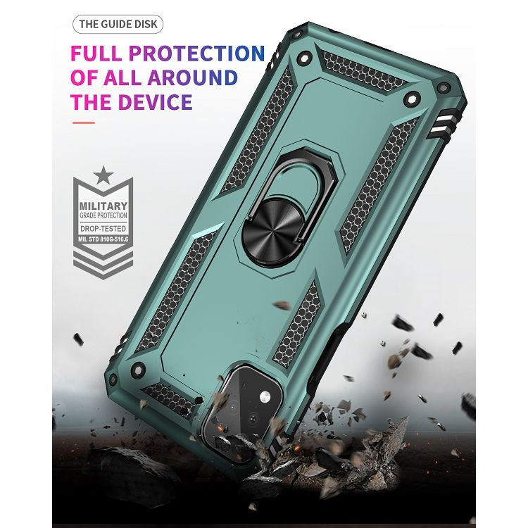 For LG K53 Shockproof TPU + PC Protective Case with 360 Degree Rotating Holder