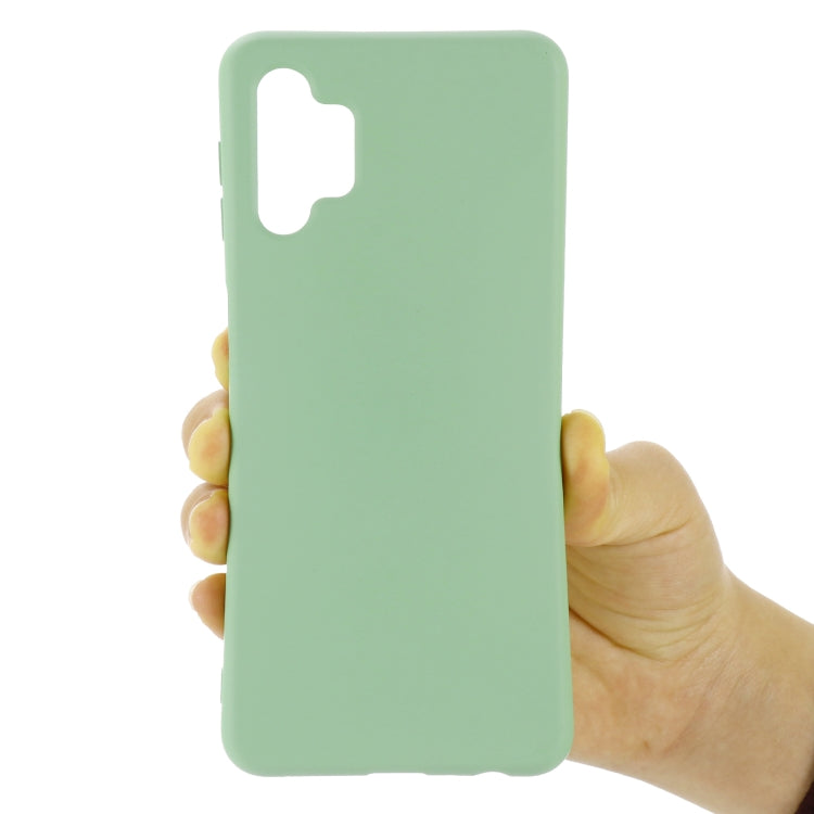 For Samsung Galaxy A32 4G Solid Color Liquid Silicone Dropproof Full Coverage Protective Case