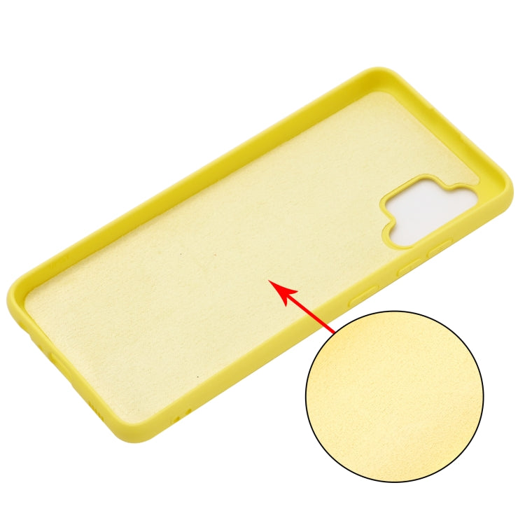 For Samsung Galaxy A32 4G Solid Color Liquid Silicone Dropproof Full Coverage Protective Case