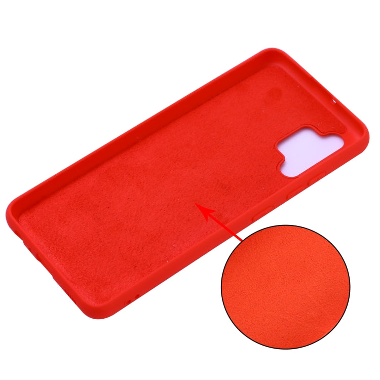 For Samsung Galaxy A32 4G Solid Color Liquid Silicone Dropproof Full Coverage Protective Case