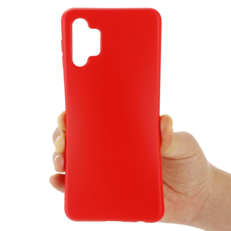 For Samsung Galaxy A32 4G Solid Color Liquid Silicone Dropproof Full Coverage Protective Case