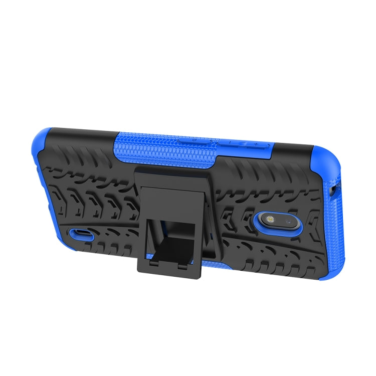 For Nokia 2.2 Tire Texture TPU + PC Shockproof Case with Holder