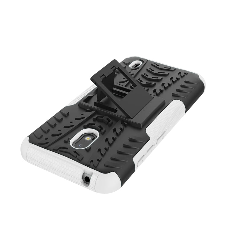 For Nokia 2.2 Tire Texture TPU + PC Shockproof Case with Holder