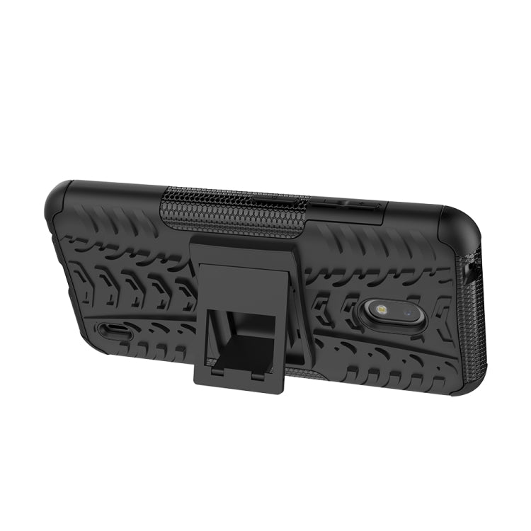 For Nokia 2.2 Tire Texture TPU + PC Shockproof Case with Holder