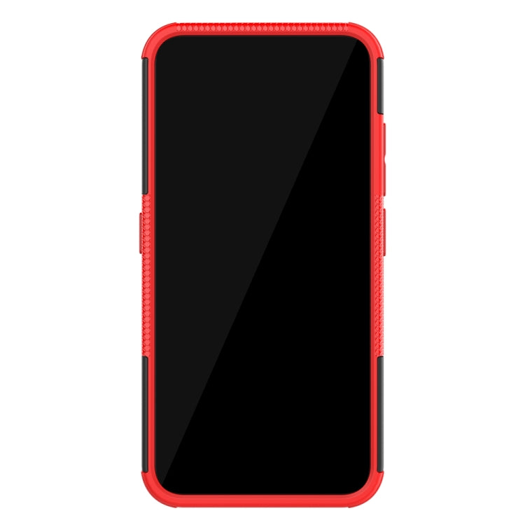 For Nokia 2.2 Tire Texture TPU + PC Shockproof Case with Holder
