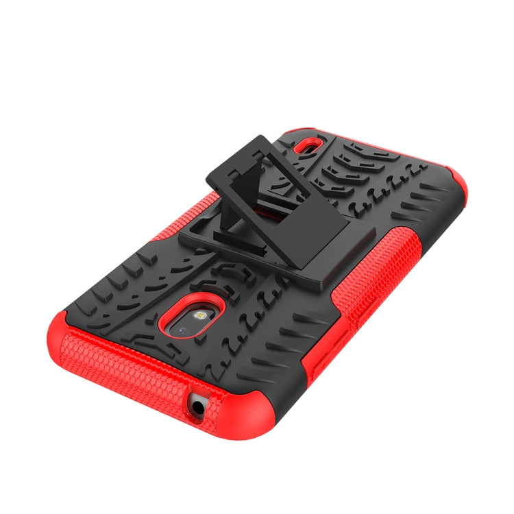 For Nokia 2.2 Tire Texture TPU + PC Shockproof Case with Holder