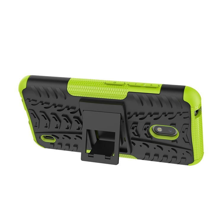 For Nokia 2.2 Tire Texture TPU + PC Shockproof Case with Holder