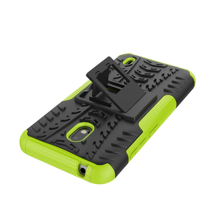 For Nokia 2.2 Tire Texture TPU + PC Shockproof Case with Holder