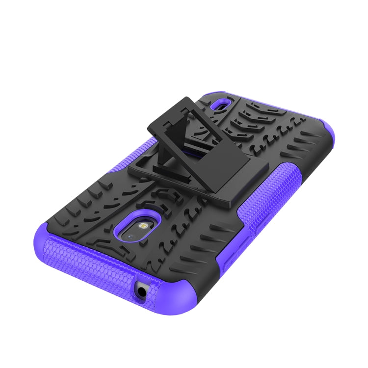 For Nokia 2.2 Tire Texture TPU + PC Shockproof Case with Holder