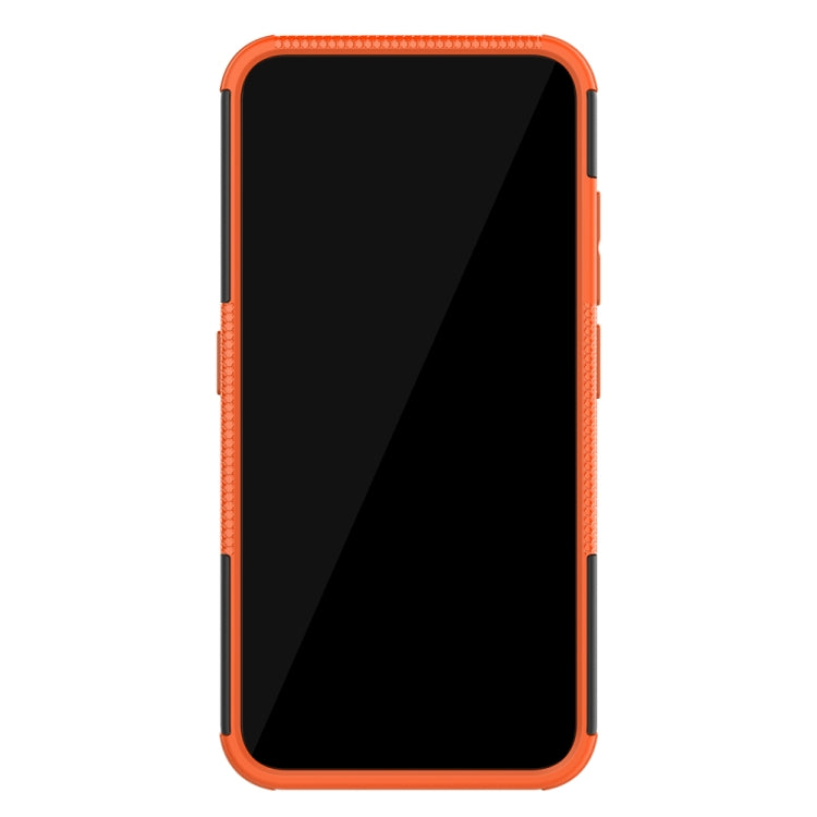 For Nokia 2.2 Tire Texture TPU + PC Shockproof Case with Holder