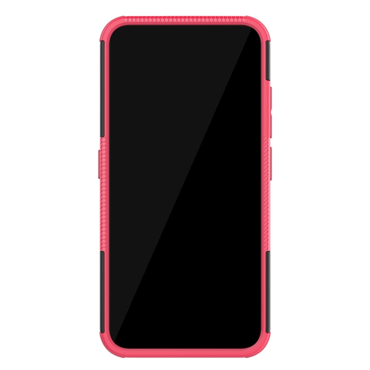 For Nokia 2.2 Tire Texture TPU + PC Shockproof Case with Holder