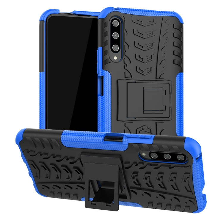For Huawei Honor 9X Pro Tire Texture TPU + PC Shockproof Case with Holder