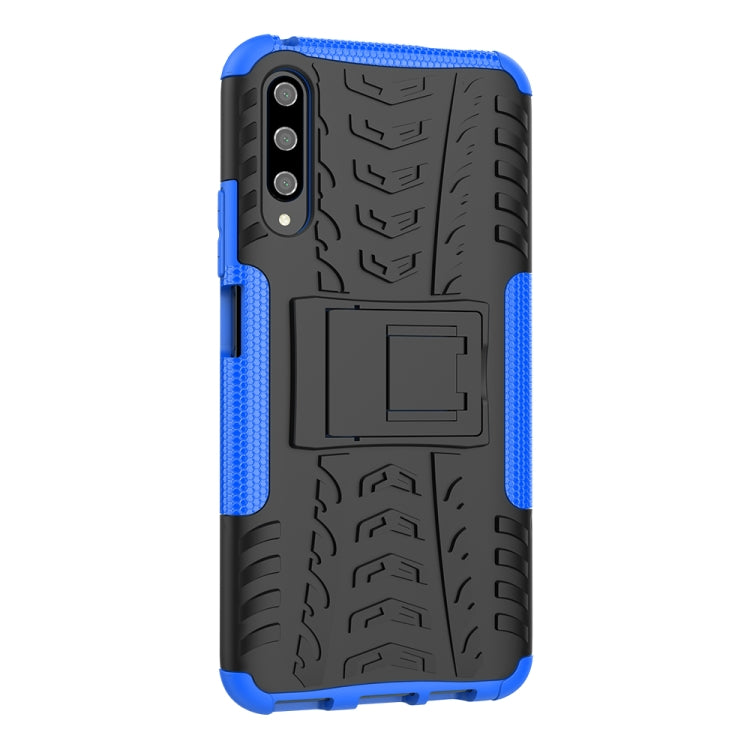 For Huawei Honor 9X Pro Tire Texture TPU + PC Shockproof Case with Holder