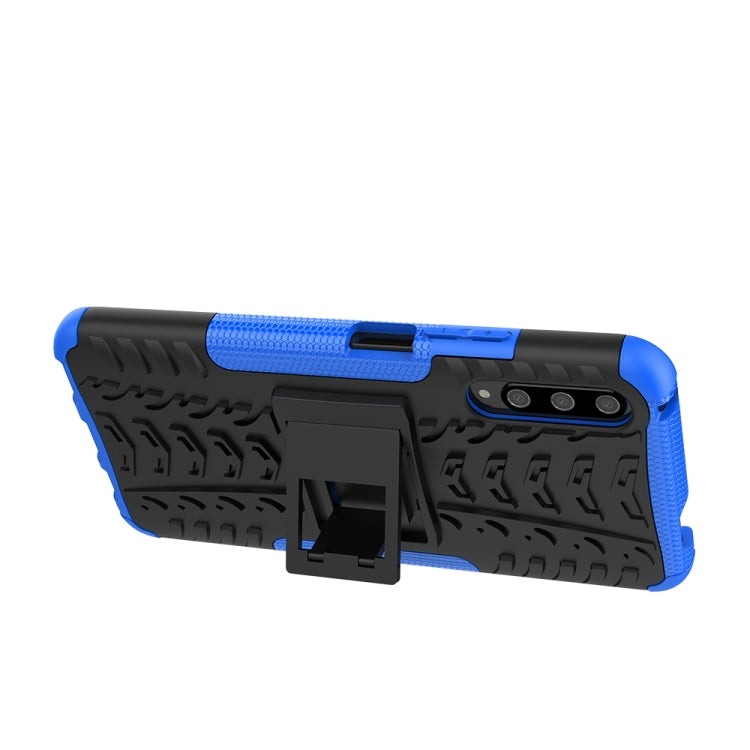 For Huawei Honor 9X Pro Tire Texture TPU + PC Shockproof Case with Holder