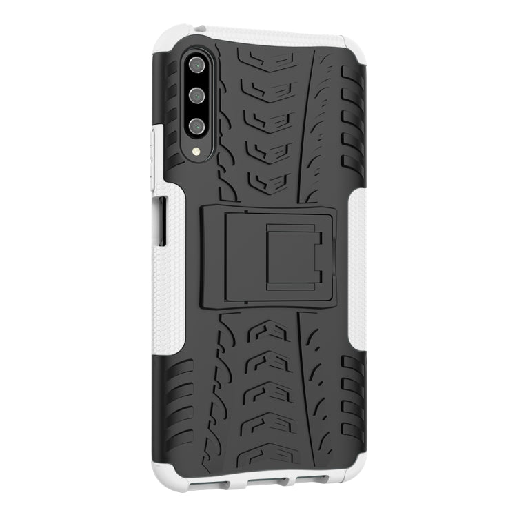 For Huawei Honor 9X Pro Tire Texture TPU + PC Shockproof Case with Holder