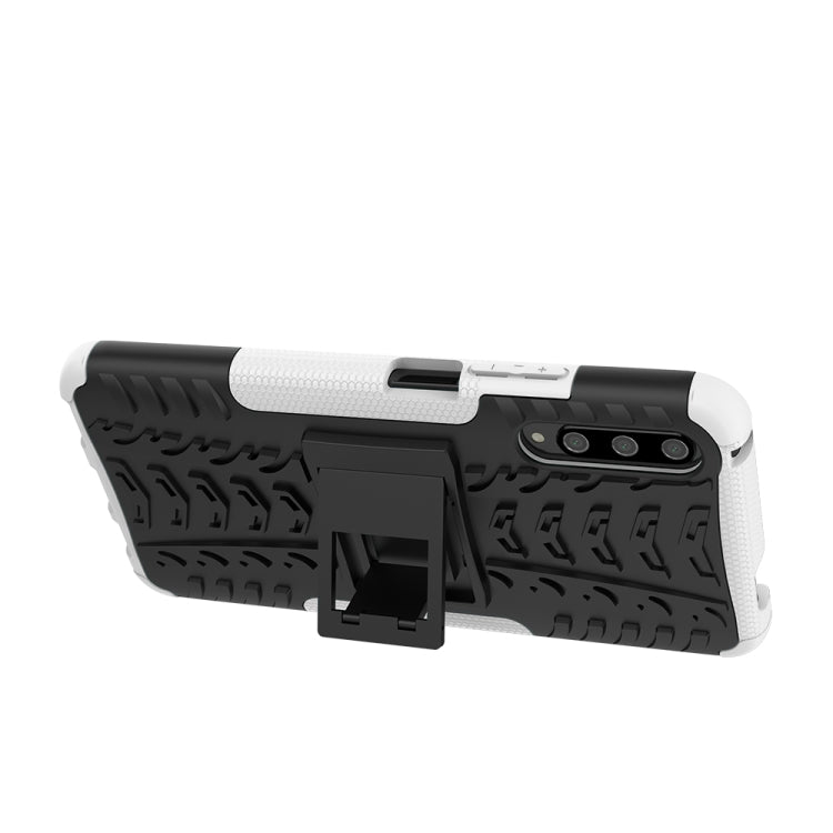 For Huawei Honor 9X Pro Tire Texture TPU + PC Shockproof Case with Holder