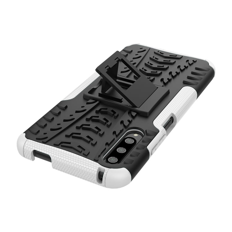 For Huawei Honor 9X Pro Tire Texture TPU + PC Shockproof Case with Holder