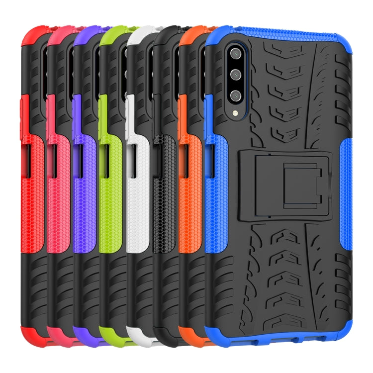 For Huawei Honor 9X Pro Tire Texture TPU + PC Shockproof Case with Holder