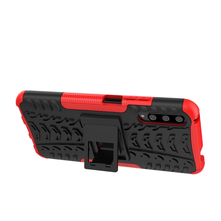 For Huawei Honor 9X Pro Tire Texture TPU + PC Shockproof Case with Holder