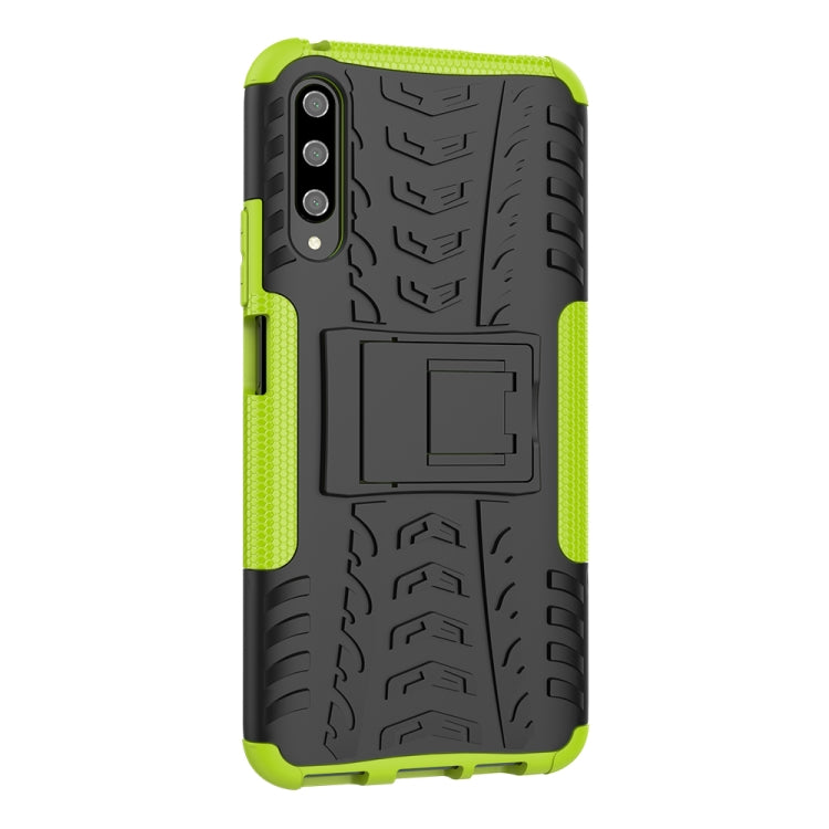 For Huawei Honor 9X Pro Tire Texture TPU + PC Shockproof Case with Holder