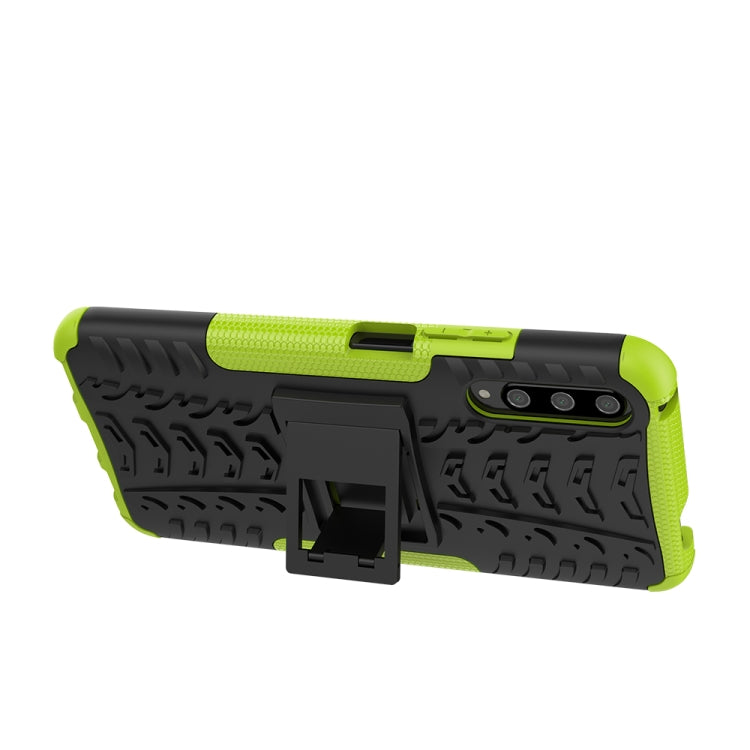 For Huawei Honor 9X Pro Tire Texture TPU + PC Shockproof Case with Holder