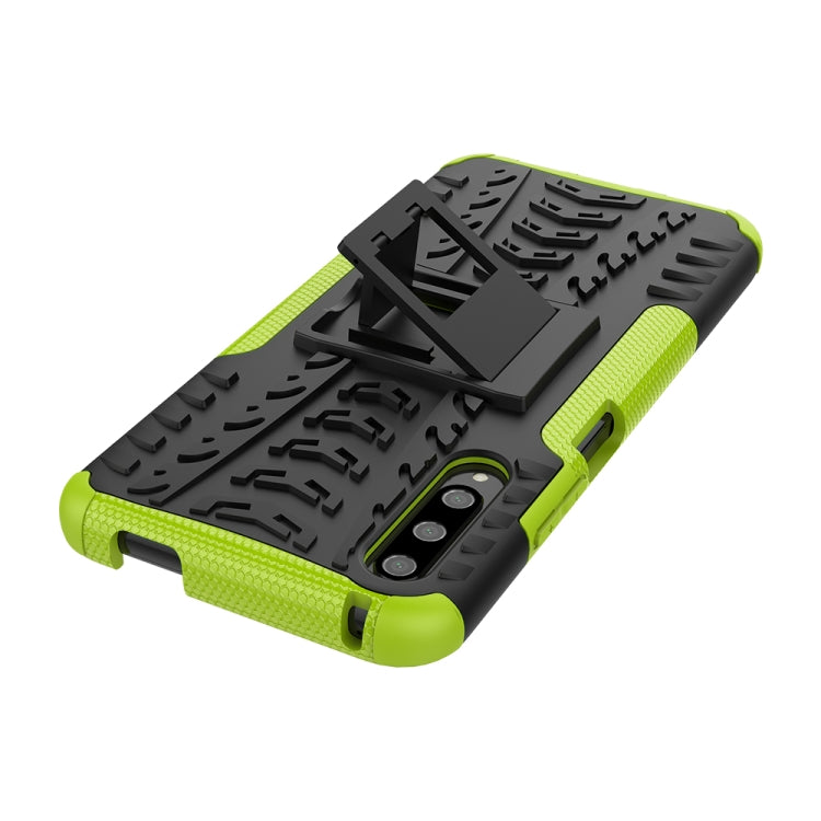 For Huawei Honor 9X Pro Tire Texture TPU + PC Shockproof Case with Holder