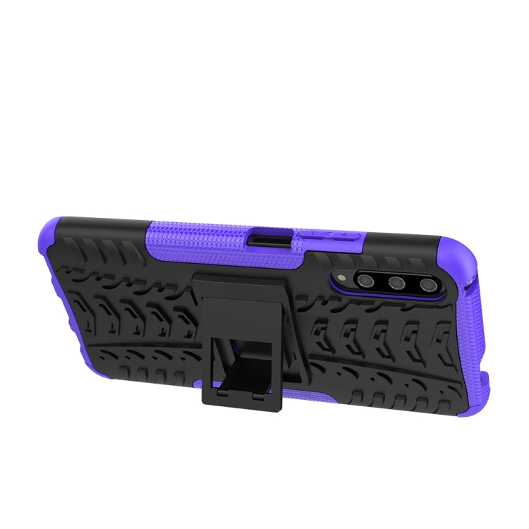 For Huawei Honor 9X Pro Tire Texture TPU + PC Shockproof Case with Holder