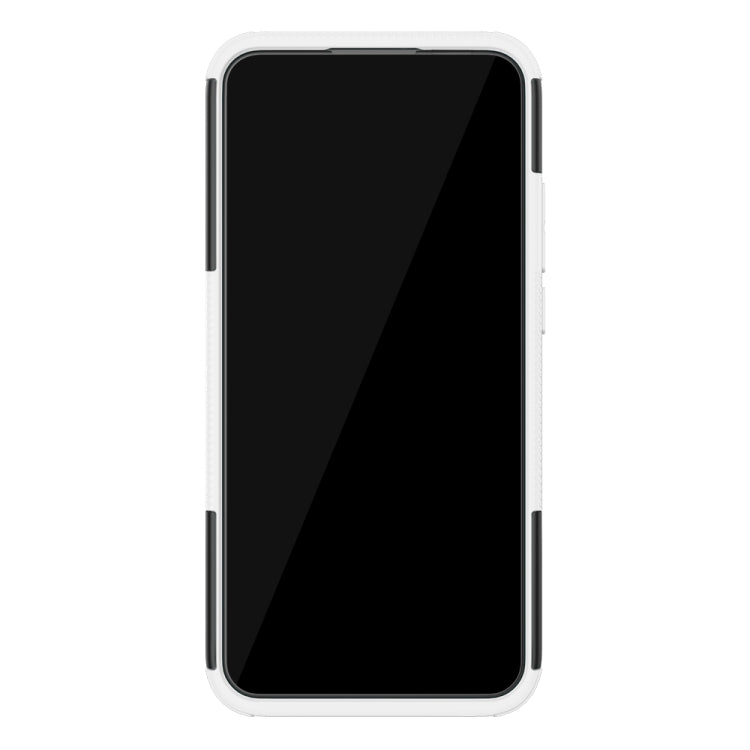 For Huawei Nova 5i Pro Tire Texture TPU + PC Shockproof Case with Holder