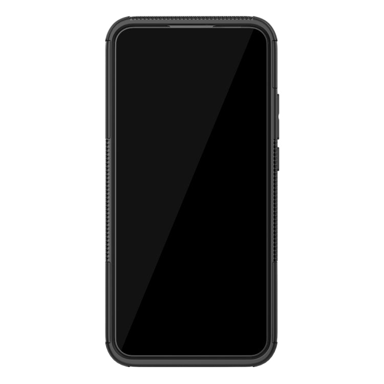 For Huawei Nova 5i Pro Tire Texture TPU + PC Shockproof Case with Holder