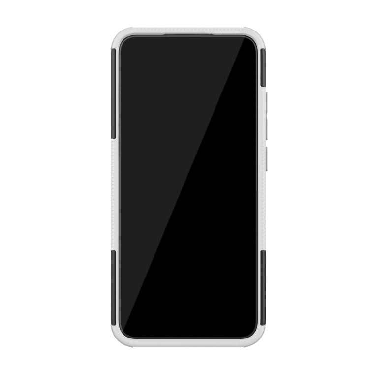 For Xiaomi Mi CC9e Tire Texture TPU + PC Shockproof Case with Holder