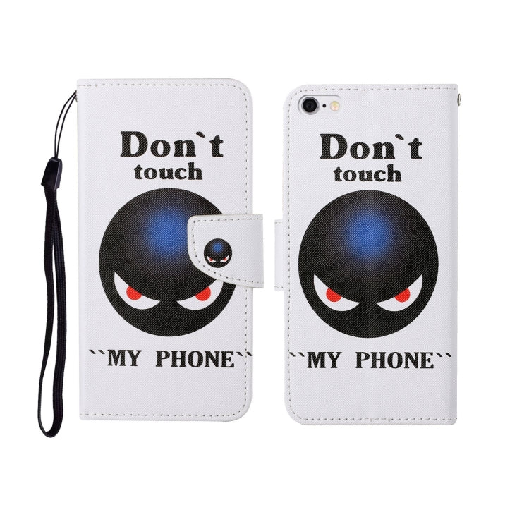 For iPhone 6 Painted Pattern Horizontal Flip Leathe Case