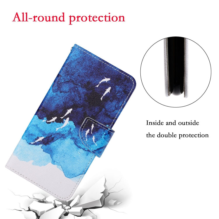 For iPhone 6 Painted Pattern Horizontal Flip Leathe Case