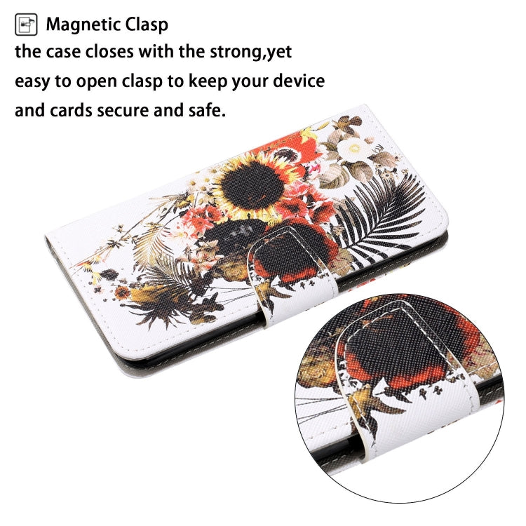 For iPhone 6 Painted Pattern Horizontal Flip Leathe Case