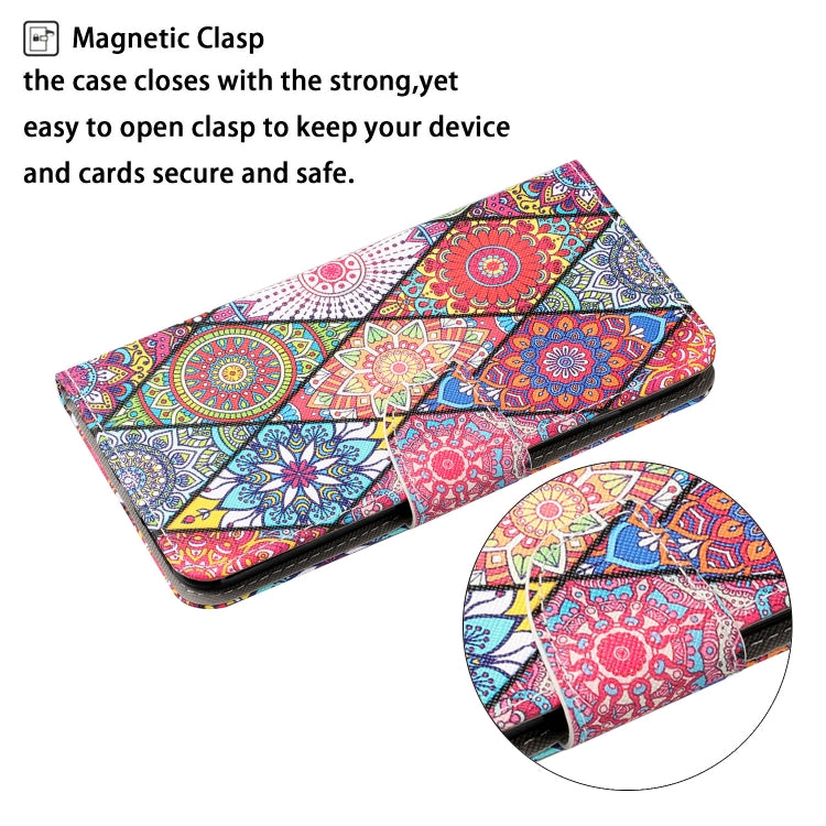 For iPhone 7 Plus Painted Pattern Horizontal Flip Leathe Case
