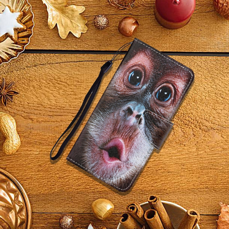 For iPhone 7 Plus Painted Pattern Horizontal Flip Leathe Case