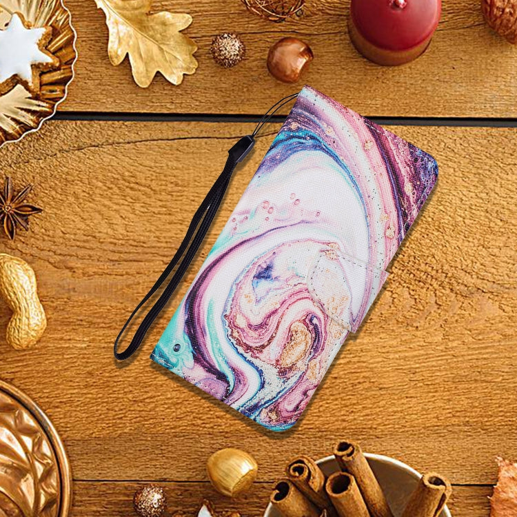 For iPhone 7 Plus Painted Pattern Horizontal Flip Leathe Case