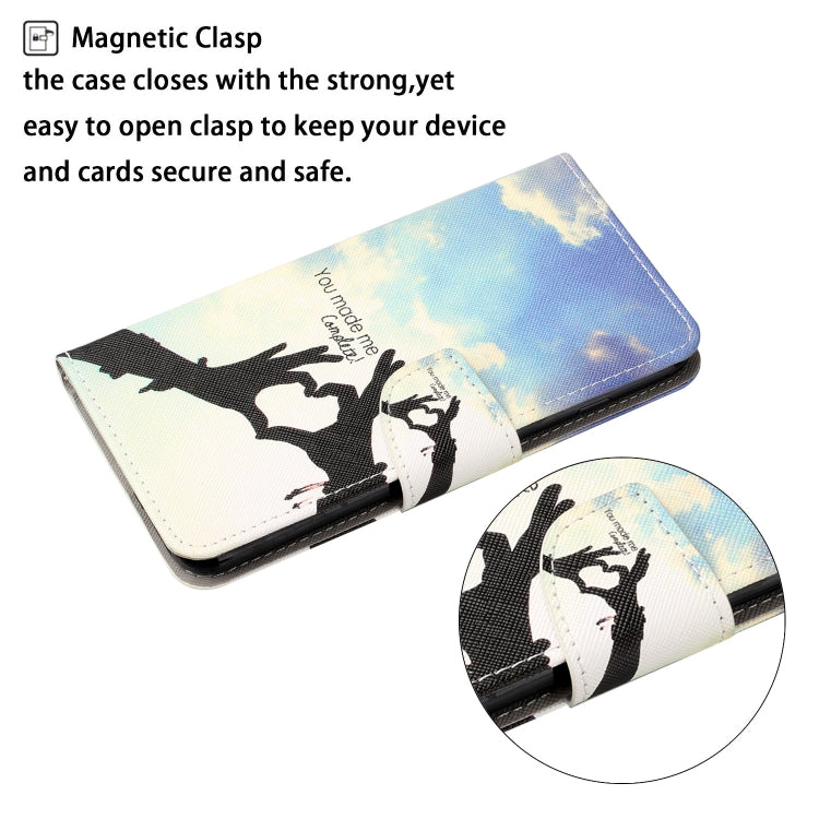 For iPhone 7 Plus Painted Pattern Horizontal Flip Leathe Case