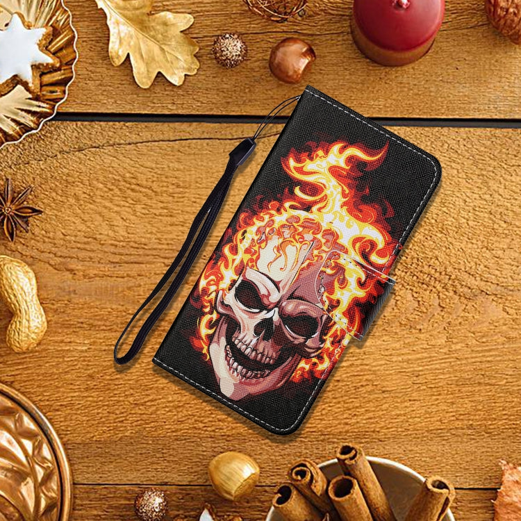For iPhone 7 Plus Painted Pattern Horizontal Flip Leathe Case
