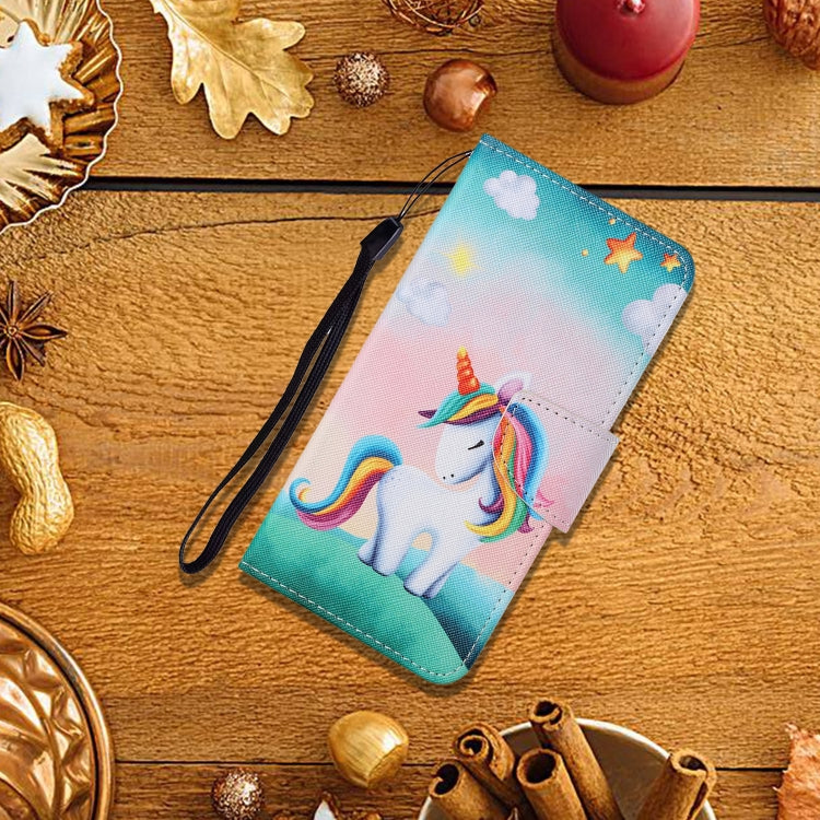 For iPhone 11 Painted Pattern Horizontal Flip Leathe Case