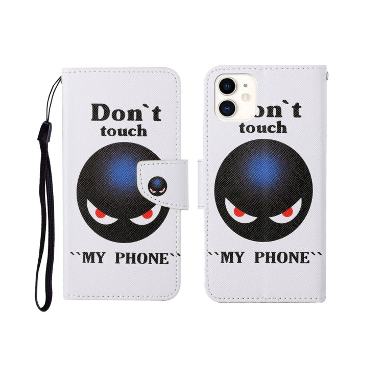 For iPhone 11 Painted Pattern Horizontal Flip Leathe Case