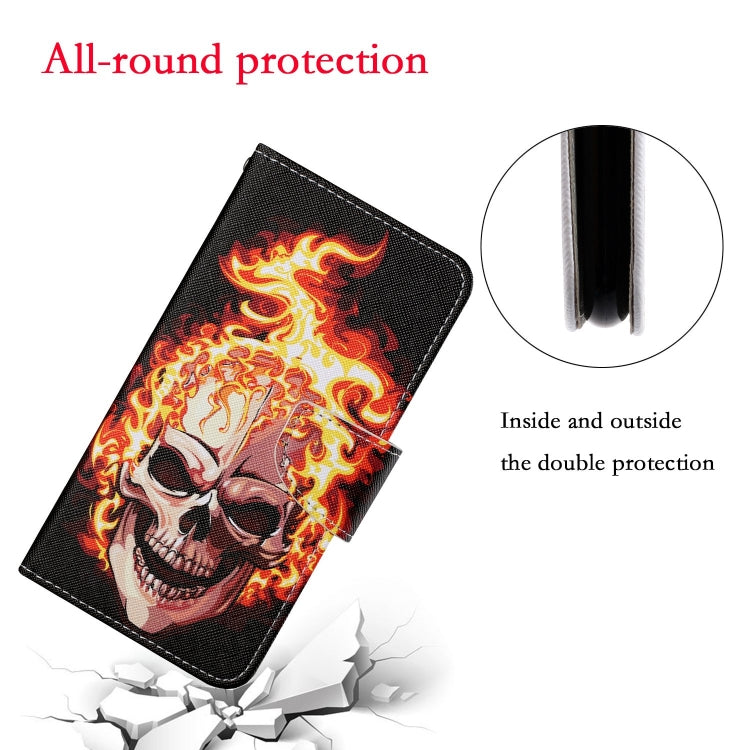 For iPhone 11 Painted Pattern Horizontal Flip Leathe Case