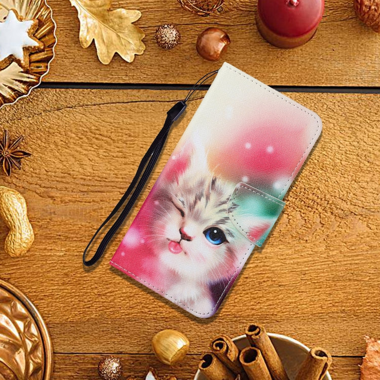 For iPhone 11 Pro Max Painted Pattern Horizontal Flip Leathe Case