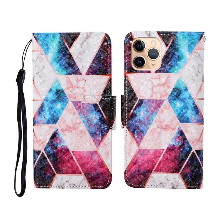 For iPhone 11 Pro Max Painted Pattern Horizontal Flip Leathe Case
