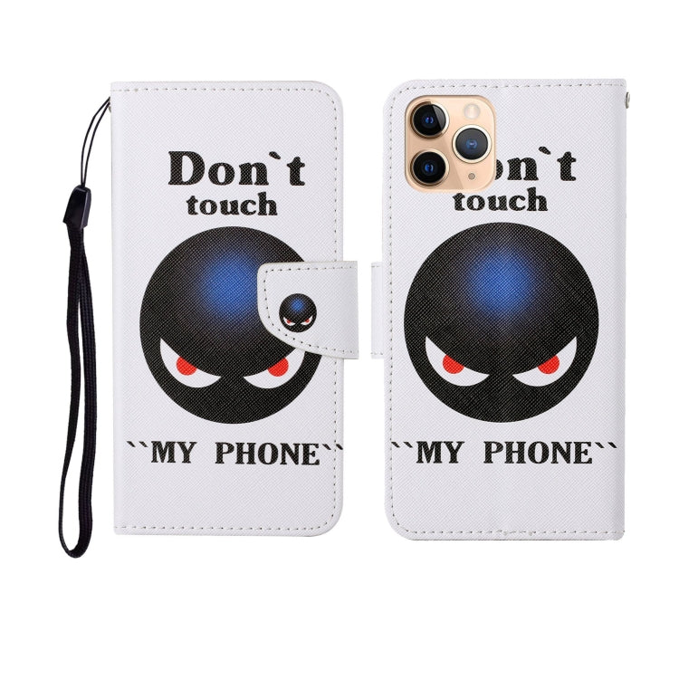 For iPhone 11 Pro Max Painted Pattern Horizontal Flip Leathe Case