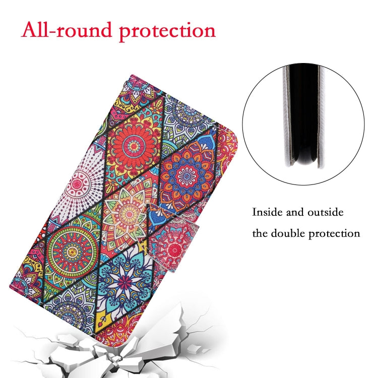 For iPhone 11 Pro Max Painted Pattern Horizontal Flip Leathe Case