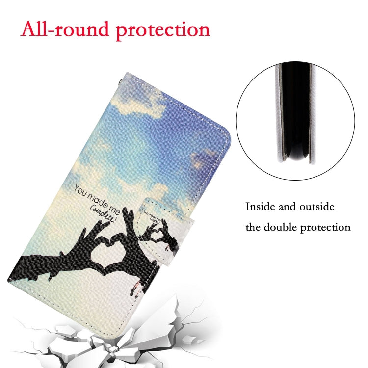 For iPhone 11 Pro Max Painted Pattern Horizontal Flip Leathe Case
