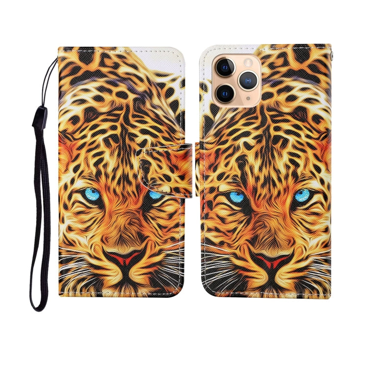 For iPhone 11 Pro Max Painted Pattern Horizontal Flip Leathe Case