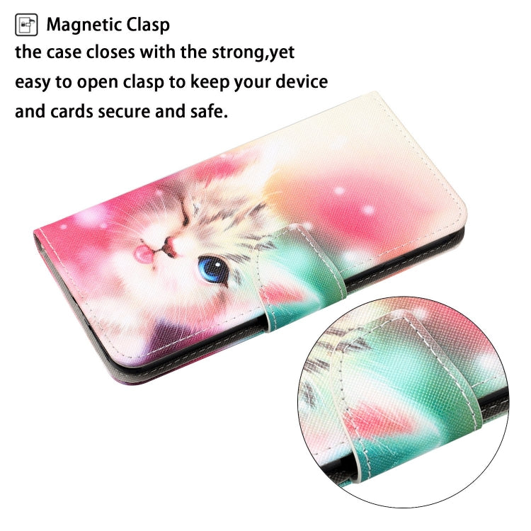 For iPhone 12/12 Pro Painted Pattern Horizontal Flip Leathe Case