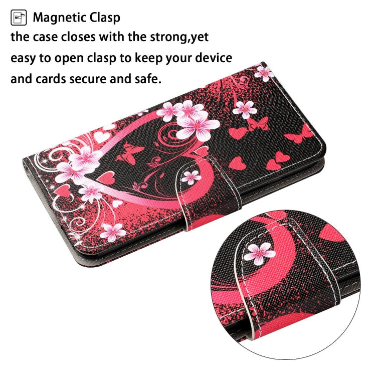 For iPhone 12/12 Pro Painted Pattern Horizontal Flip Leathe Case