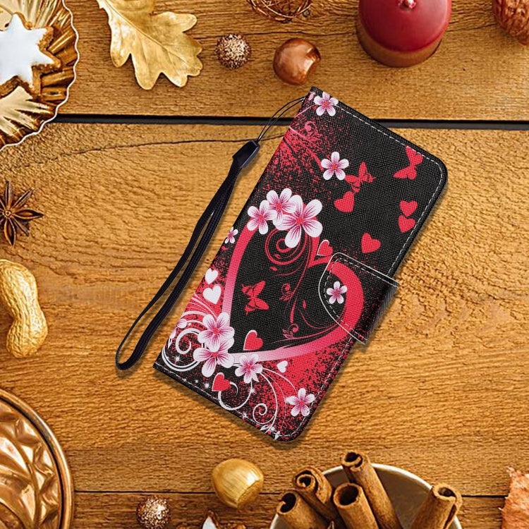 For iPhone 12/12 Pro Painted Pattern Horizontal Flip Leathe Case